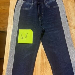 Girl Levi’s Blue Jeans with Silver Accents